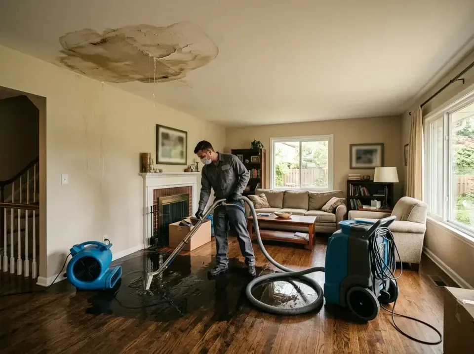 attic-pipe-burst-ceiling-drip-008 — frequently asked questions, Water Damage Restoration & Carpet Care in Pineville, NC
